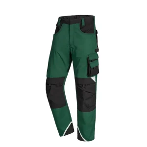 Rabatt Arbeitsbundhose Motion Tex Plus, Grün/Schwarz, Gr. 48