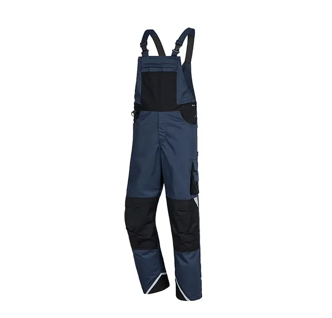 Latzhose Motion Tex Plus, Marineblau/Schwarz, Gr. 48 Sonderaktion