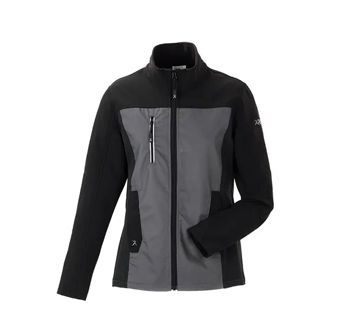 Rabatt Damen-Hybridjacke Norit, schiefer-schwarz, Gr. 36 (S)