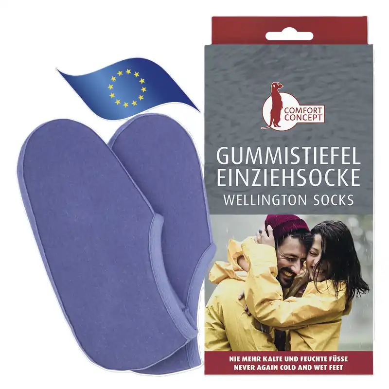 Herren-Stiefelsocken, Comfort Concept, blau, Gr. 44/45 Saisonangebot