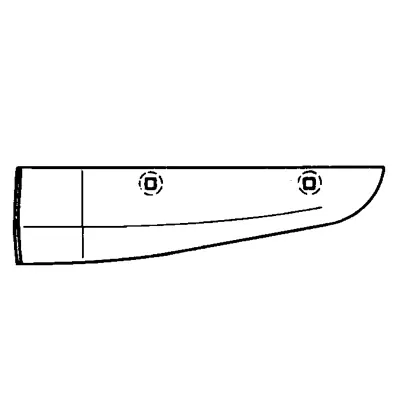 Sonderangebot Rübenrodeschar 7mm p. f. Stoll 023806, rechts