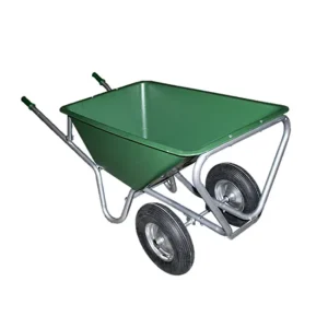 Großraumschubkarre 160 Liter, 2 Räder, grün Neu Im Sortiment