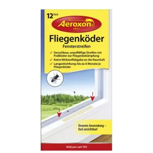 "Fliegenköder Fensterstreifen" mit Fraßköder Finale Aktion