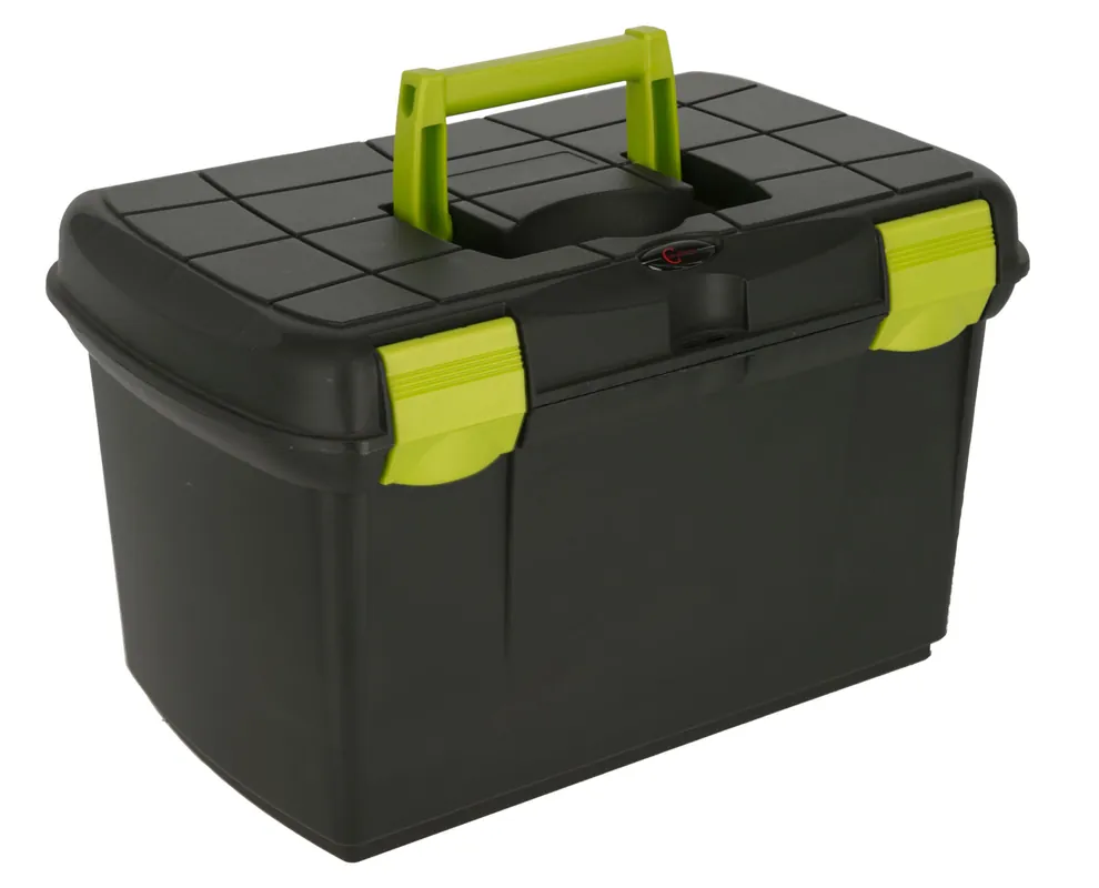 Direktkauf Putzbox "Arezzo", schwarz/pistazie