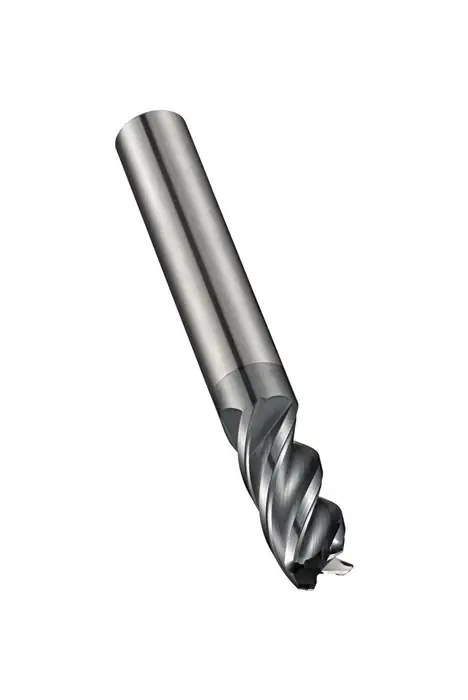Billig Schaftfräser S262 D.8mm R.1mm Gesamt-L.64mm Schneiden-L.20mm HM AlCrN 40Grad Z.4
