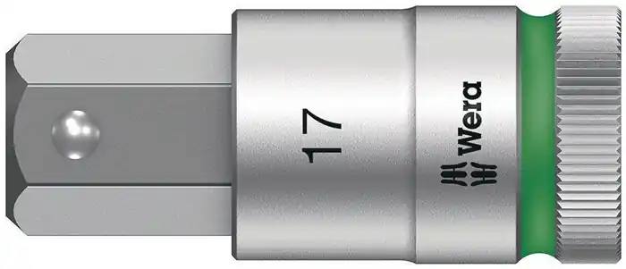 Steckschlüsseleinsatz 8740 C HF 1/2 Zoll SW 17mm L.60mm WERA Beliebt