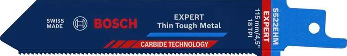 Säbelsägeblatt Expert Thin Tough Metal L.115mm B.19mm TPI 18 1,4mm 1 St./Karte Nur Heute