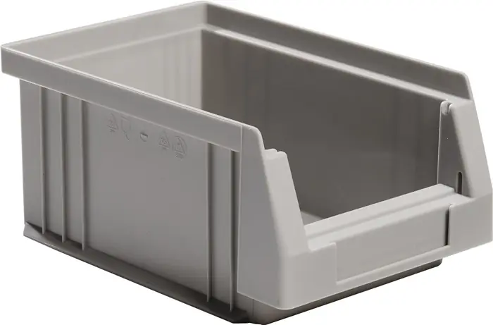 Sichtlagerkasten PLK L164xB105xH75mm PP grau LA-KA-PE VE: 25 Stück Highlight