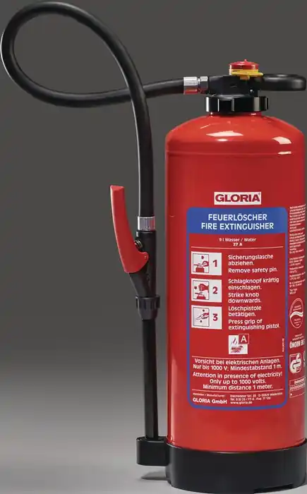 Must-Have Wasserfeuerlöscher WKL 6 PRO 6l Aufladegerät Brandkl.21 A m.Wandh.GLORIA