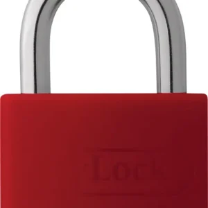 Zylindervorhangschloss T65AL/40 rot Lock-Tag Schlossk.-B.43mm Alu.versch.-schl. Beliebt