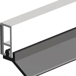 Abdichtungsschiene PTS-UL-ZK L.2100mm B.6mm selbstkl.Ku.blk weiß Billig
