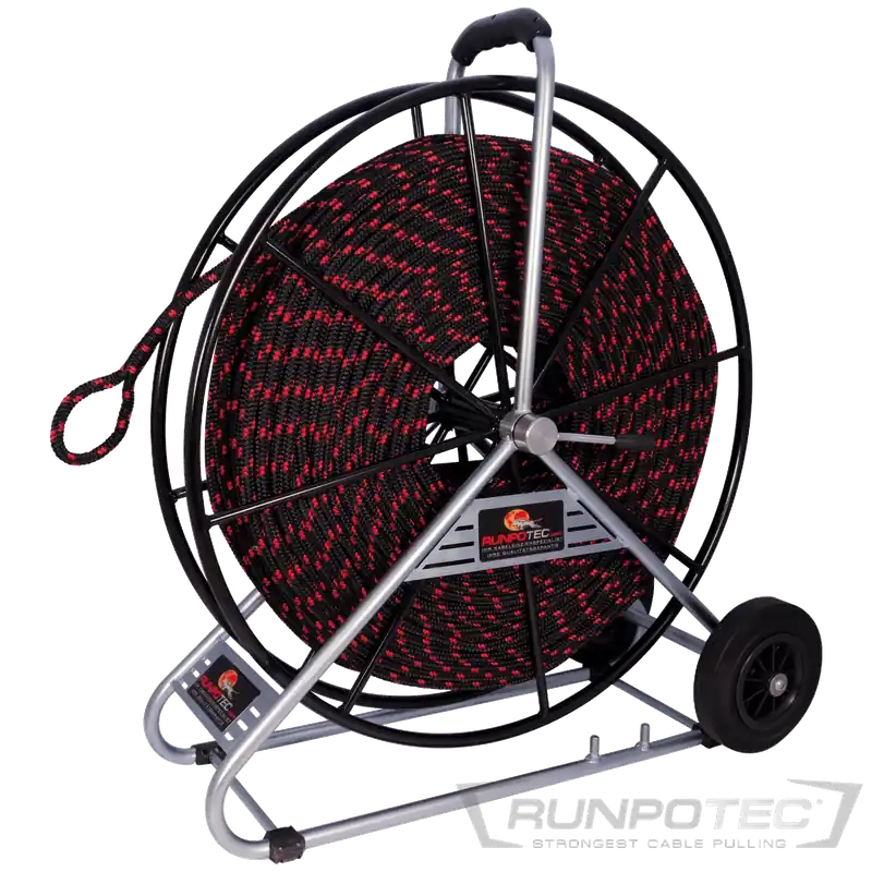 Markenware Runpotec ZUGSEIL POLYESTER Ø10MM 200M inkl HASPEL