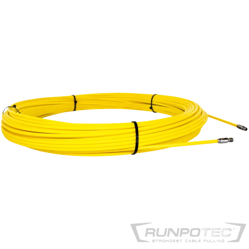 Runpotec Ersatz-Glasfaserstab mit Endhülse 50 m Ø 4,5 mm RUNPOTEC Gewinde RTG Ø 6 mm Nur Heute