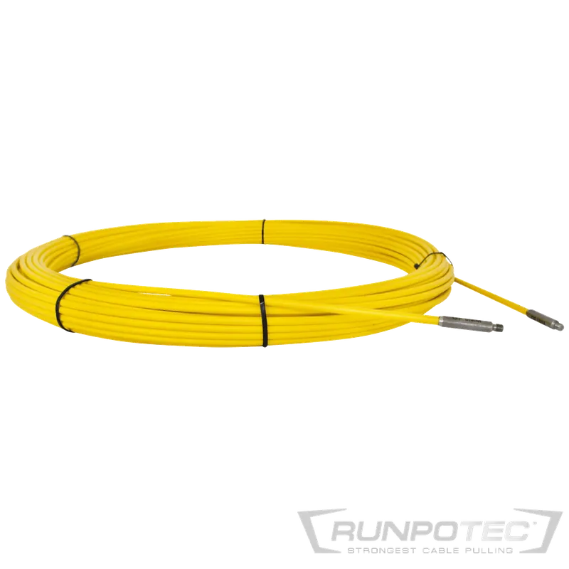 Runpotec Ersatz-Glasfaserstab mit Endhülsen 350 m Ø 15 mm RUNPOTEC Gewinde RTG Ø 12 mm Bestpreis