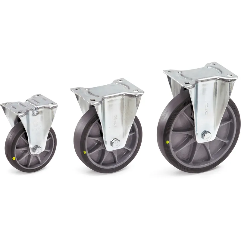Sale fetra Bockrolle Tragkraft 250kg Radgröße 200x40mm Stahlblech verzinkt m.TPE-ESD-Bereifung