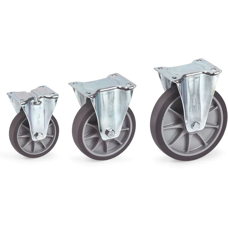 fetra Bockrolle Tragkraft 250kg Radgröße 200x40mm Stahlblech verzinkt m.TPE-Bereifung Neue Kollektion