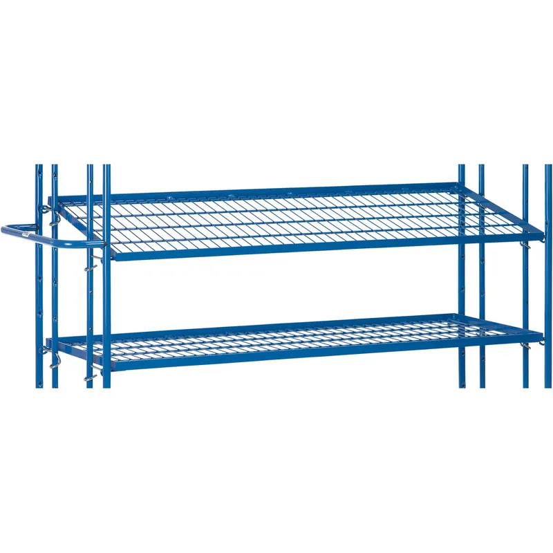 Beliebt fetra Etagenwageneinlegeboden Tragkraft 50kg/Boden pulverbeschichtet blau/RAL 5007