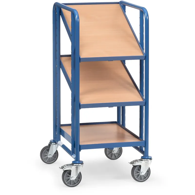 Garantierte Lieferung fetra Eurokastenwagen Tragkraft 250kg pulverbeschichtet mit Bodenplatten