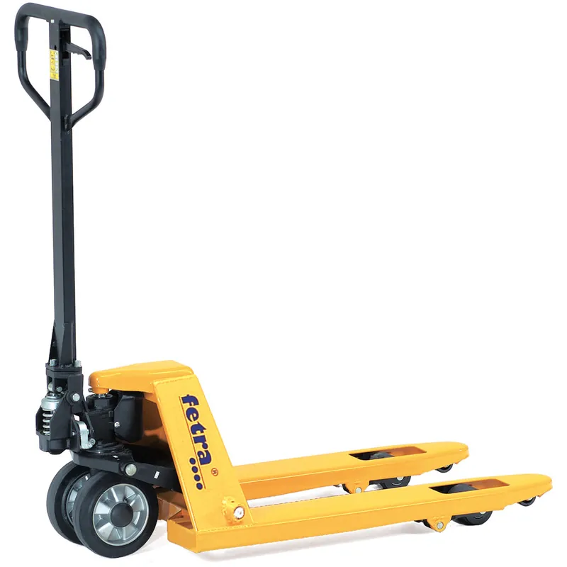 fetra Gabelhubwagen 2118 gelb pulverbeschichtet Gabellänge 800 mm Must-Have