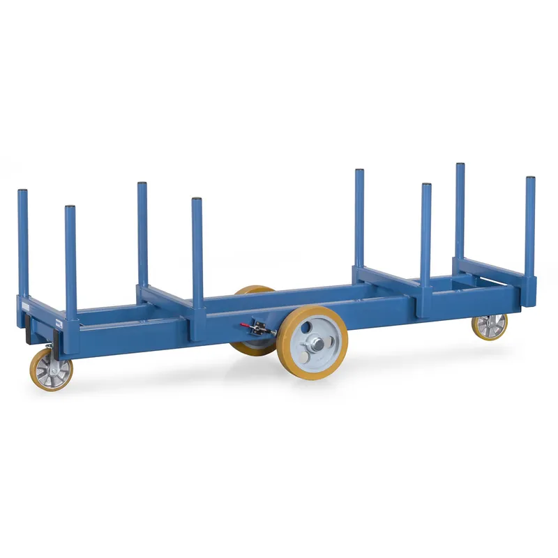 fetra Langmaterial-Wagen pulverbeschichtet blau/RAL 5007 Online Kaufen