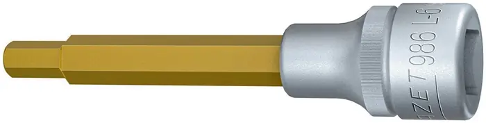 Sale Steckschlüsseleinsatz 986L-6 1/2 Zoll Innen-6-kant SW 6mm L.100mm HAZET