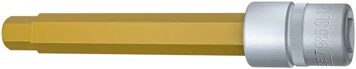 Top-Angebot Steckschlüsseleinsatz 986SL-12 1/2 Zoll Innen-6-kant SW 12mm L.140mm HAZET
