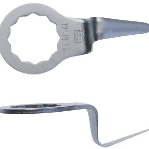 FEIN Schneidmesser ger. Form Schneiden-L.19mm Gesamt-L.68mm Z-Biegung 2 St/Packung Finale Aktion