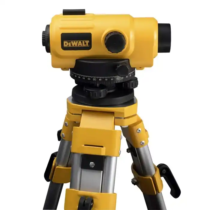 DeWalt Nivellierer, Nivellierung +/-2 mm/km Faktor 1:100, inkl. Messlatte Stativ Lot Schneller Versand