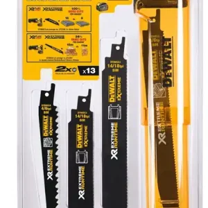 Must-Have DeWalt Säbelsägeblatt-Set DT99550 13tlg.L.230mm f.Edelst./Holz/Ku.f.NE-Metal