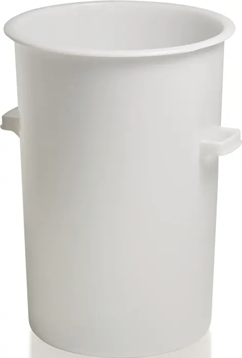 Must-Have Kunststoffbehälter rd.110l HD-PE weiß D515xH733mm m.Außengriff CRAEMER