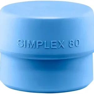 Schonhammerkopf SIMPLEX Kopf-D.80mm TPE-soft blau weich HALDER Super-Preis