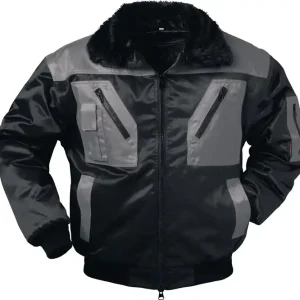 Nur Für Kurze Zeit Pilotjacke ASKIM 4-in-1 Gr.L schwarz/grau NORWAY