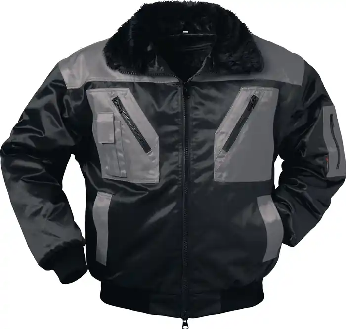 Nur Für Kurze Zeit Pilotjacke ASKIM 4-in-1 Gr.L schwarz/grau NORWAY
