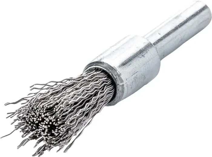 Markenware Pinselbürste D.12mm Schaft 6mm Drahtstärke 0,3mm STA 20000min-¹ LESSMANN