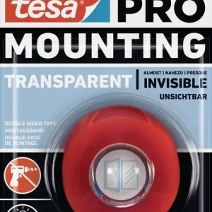 Aktuell Montageband Mounting PRO Transparent 66965 transp.L.5m B.19mm TESA VE: 12 Rollen