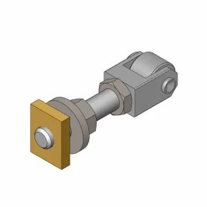 Probst HVZ-Positionsadapter 100 mm mit Gabelkopf und Rolle Ø28 - HVZ-PAR-100 Begrenztes Angebot