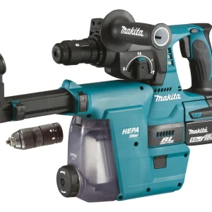 Heißes Angebot Makita DHR243RTJW Akku-Kombihammer für SDS-PLUS 18V / 5,0 Ah, 2 Akkus + Ladegerät im MAKPAC