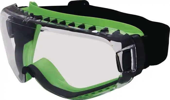 Vollsichtbrille T-Spex 8114 EN 166 EN 170 Rahmen schwarz/grün,Scheibe klar Neu
