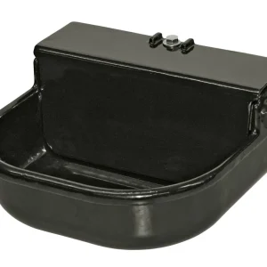 Sale Kerbl Schwimmertränke - 3-Liter - emailliert,schwarz m. Ablaufst