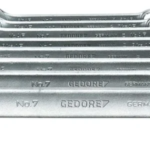 Markenware GEDORE Ring-Maulschlüssel-Satz 7-08A 8-teilig UD-Profil 3/8-1"