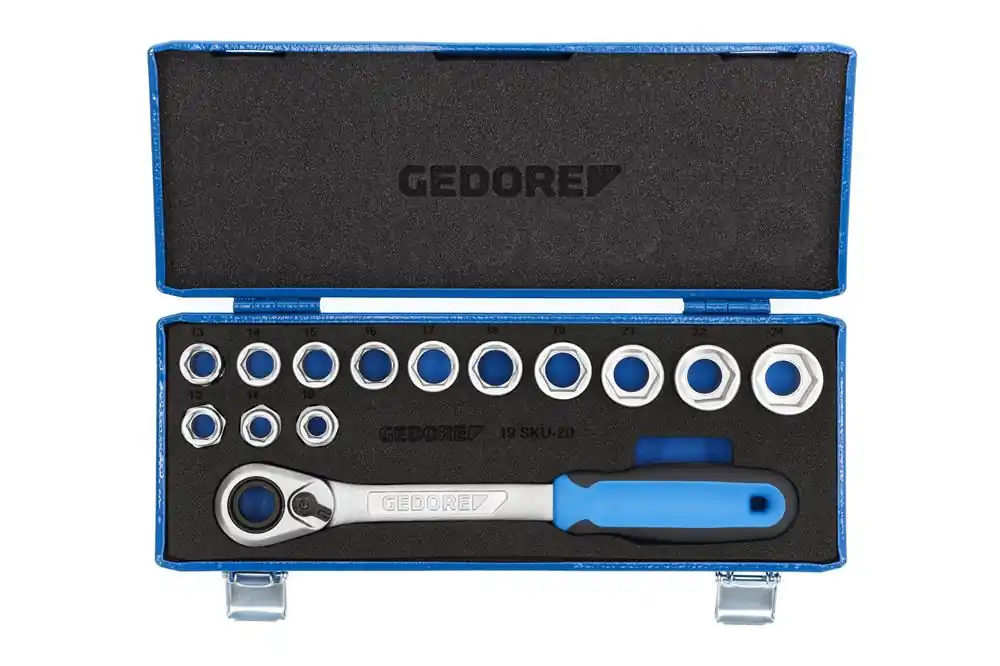 Meistverkauft GEDORE SKU-20 19 Steckschlüssel-Satz 1/2" 14-teilig 45566 mm