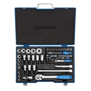 GEDORE V20 19 U-10 Steckschlüssel-Satz 1/4"+1/2" 50-teilig 11049 mm Must-Have