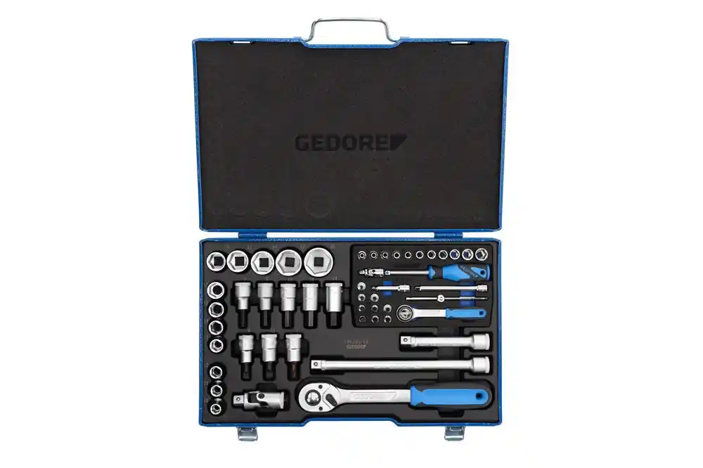 GEDORE V20 19 U-10 Steckschlüssel-Satz 1/4"+1/2" 50-teilig 11049 mm Must-Have