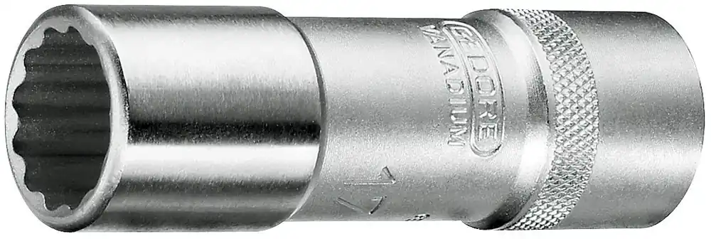 Echt GEDORE 19 D L 1/2AF Steckschlüsseleinsatz 1/2" lang UD-Profil 1/2"