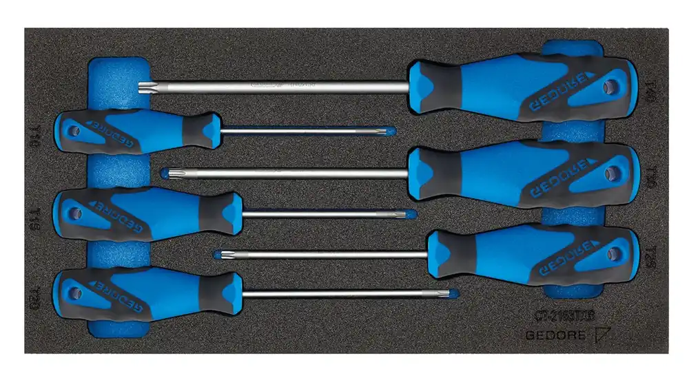 Markenprodukt GEDORE CT1-2163 1500 TX Schraubendreher in Check-Tool-Modul