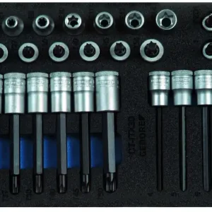 Markenware GEDORE 1500 CT1-ITX 30 Schraubendrehereinsätze 3/8" in Check-Tool-Modul