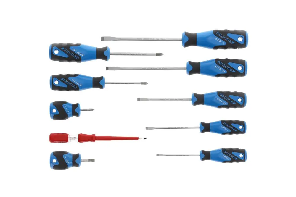 Neu Im Sortiment GEDORE PH-010 2150-2160 3K-Schraubendreher-Satz 10-teilig IS 45141 PH 44958
