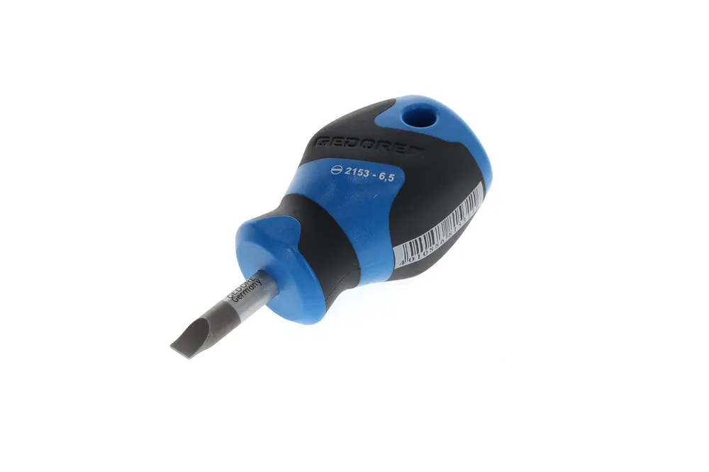 Markenware GEDORE 65 2153 Schraubendreher kurze Form Schlitz 65 mm