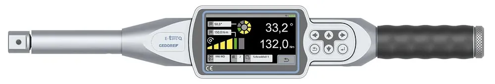 Knallerangebot GEDORE 200 ETQ Elektronischer Drehmomentschlüssel E-torc Q 20-200 Nm SE 14x18