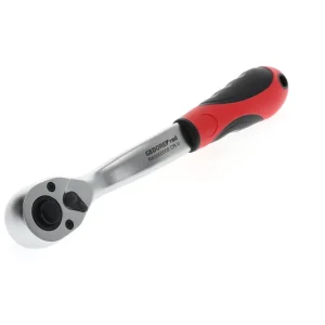 Super-Preis GEDORE red 2K-Umschaltknarre 1/2" gekröpft 255 mm Rückschwenkwinkel 10°